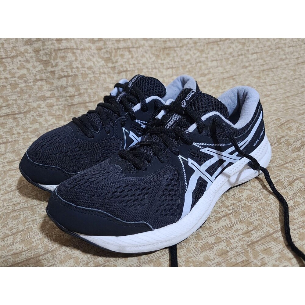 ASICS Gel-Contend 7 Running Shoes Sneakers Mesh Black Women's Size 7